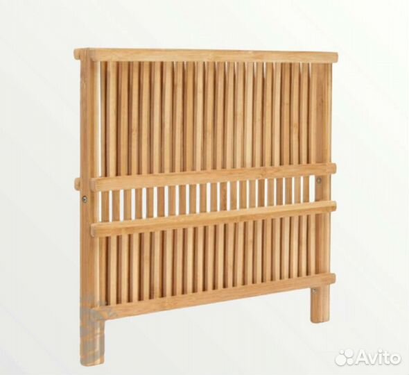 Складная сушилка для посуды бамбук