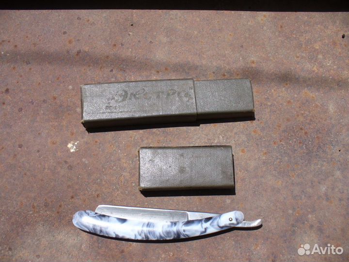 Ретро винтаж Опасная бритва Труд Вача 