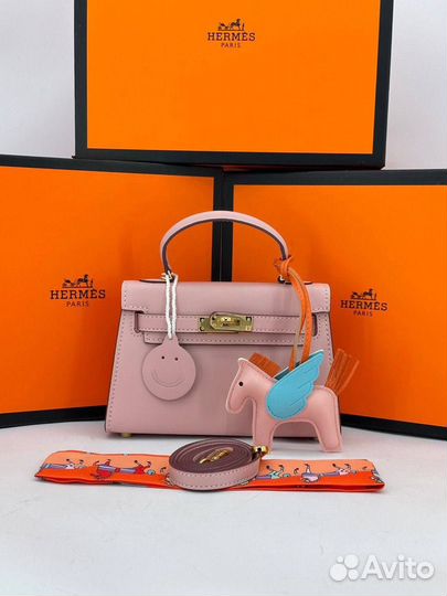 Сумка женская натуральная кожа hermes