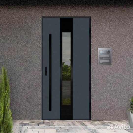 Дверь уличная входная с терморазрывом Польша D1037