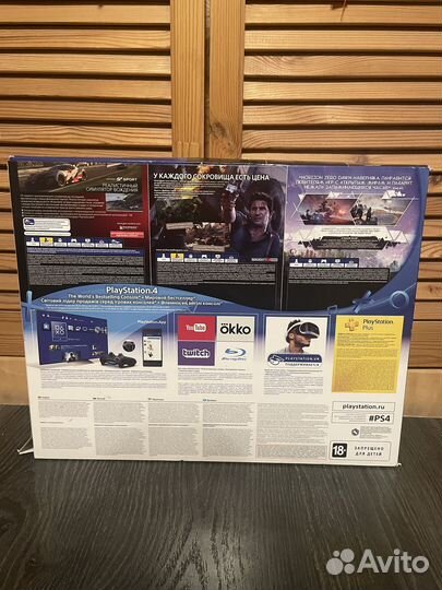 Коробка Sony playstation 4