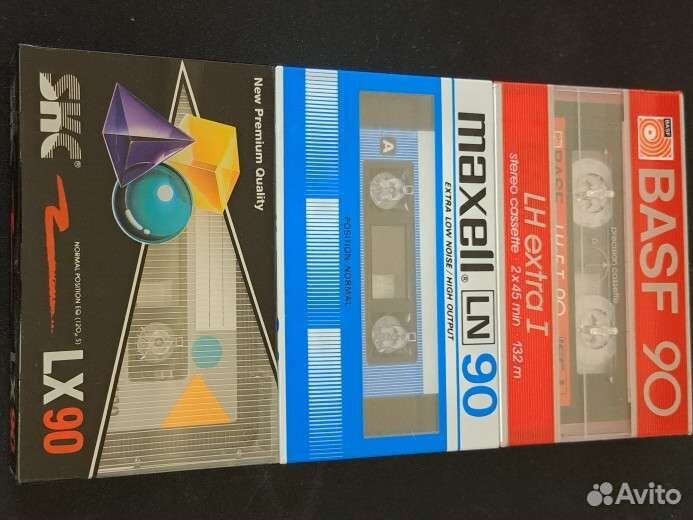 Аудиокассеты новые запечатанные