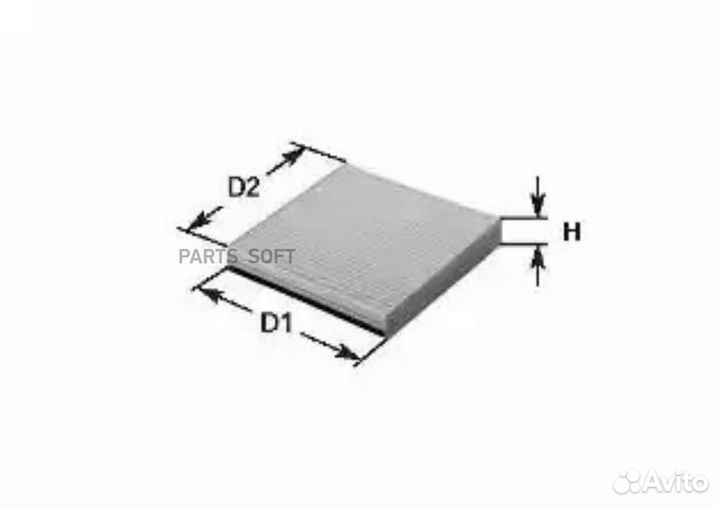 Clean filters NC2365 Фильтр салонный