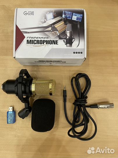 Микрофон паук держатель фантомное кабель xlr