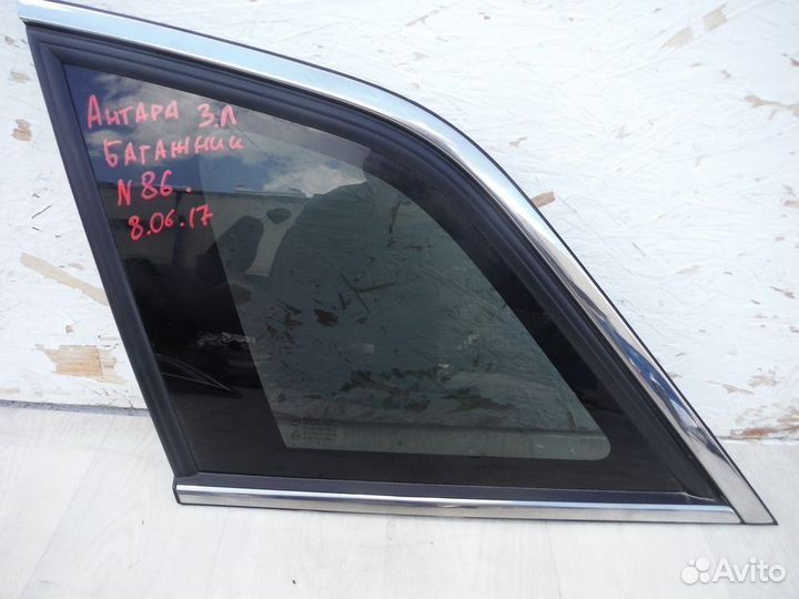 Стекло боковины задней левой opel Antara 2009