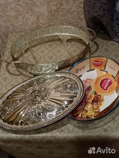 Блюдо сервировочное с крышкой