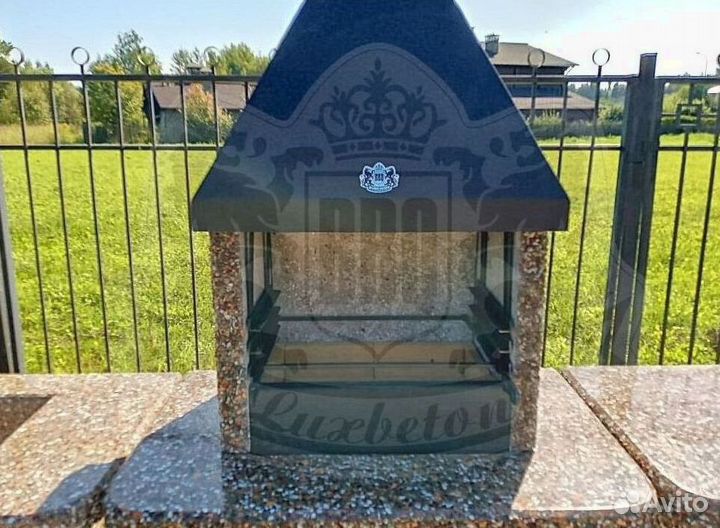 Барбекю комплекс из мрамора и Габро-диабазза