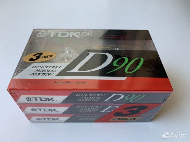 Аудиокассеты TDK D, Maxell UR, Sony HF, pack 3/5/6