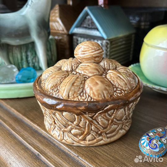 Шкатулка орехи СССР Конаково Зик