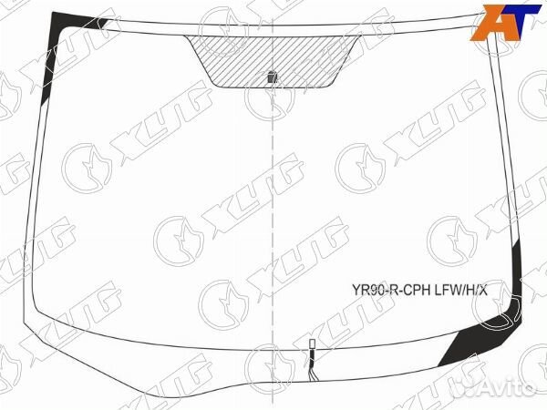 Стекло лобовое toyota noah