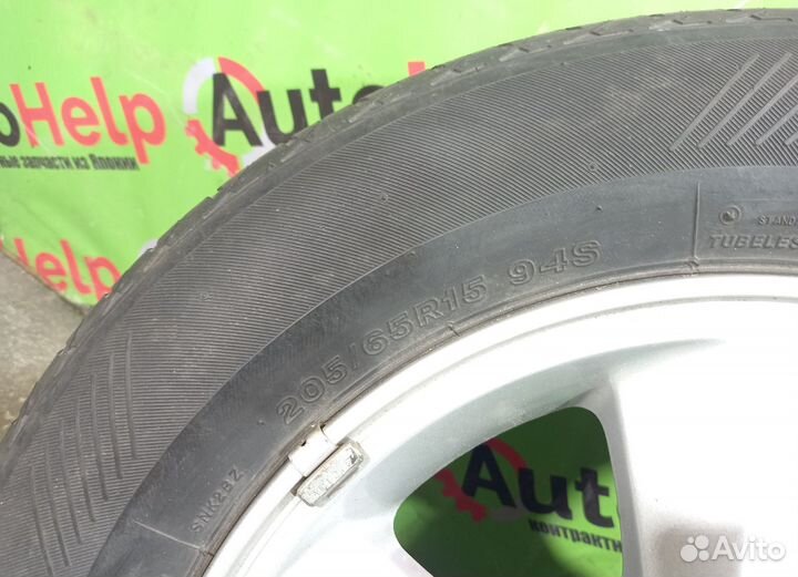 Запаска bridgestone R15 205 65 Летние 5*114.3