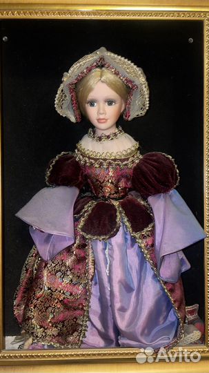 Кукла фарфоровая коллекционная 50х34