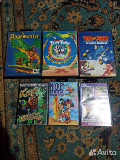Картриджи sega