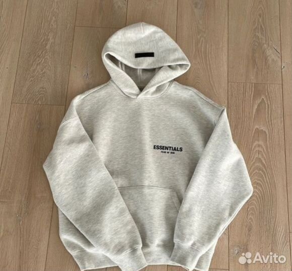 Hoodie Essentials Fear Of God Grey