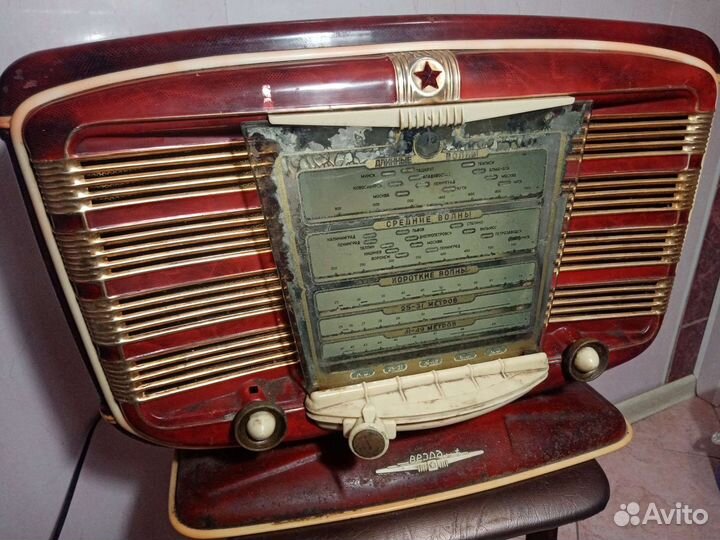 Ламповый радиоприемник звезда 54