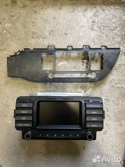 Штатный магнитофон киа рио