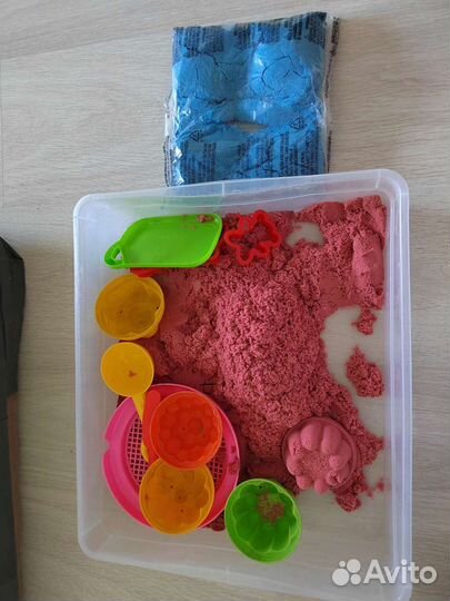 Кинетический песок с песочницей Waba Fun