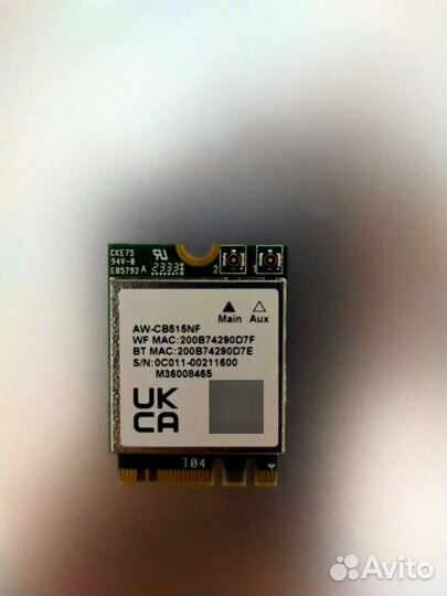 WiFi/Bluetooth модуль Realtek RTL8821CE