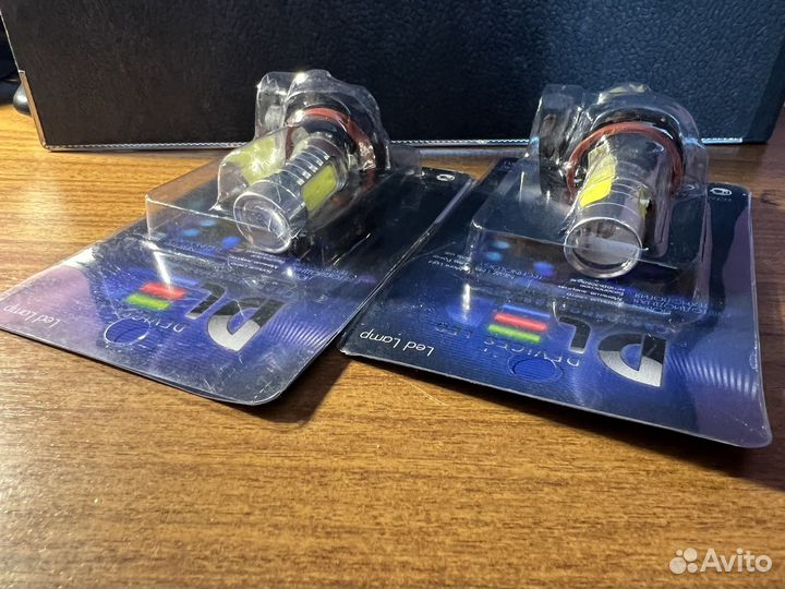 Автолампы h11 светодидная линза комплект 2шт