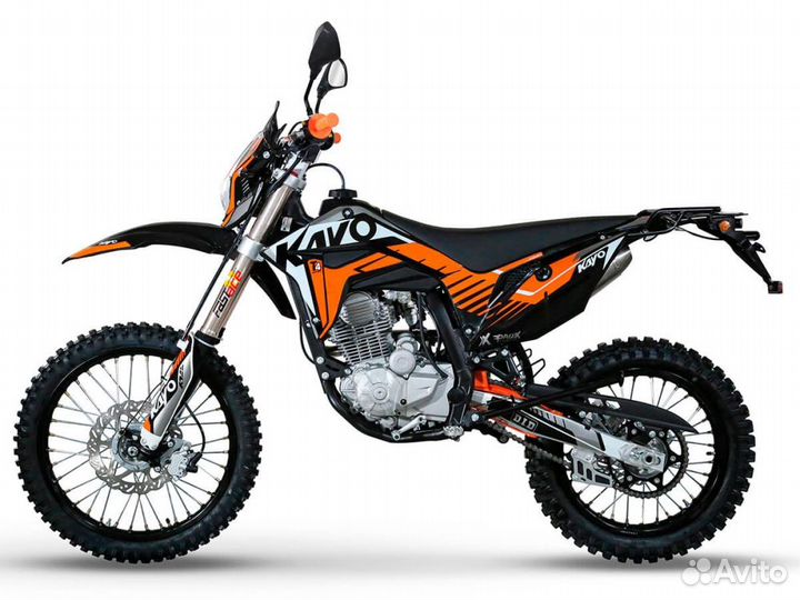 Мотоцикл kayo T4 250 enduro PR с птс (2023)