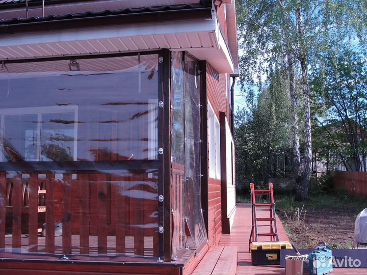 Мягкие окна на поворотной скобе