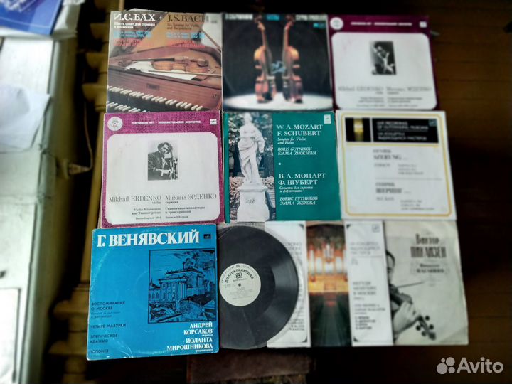 Пластинки СССР. Скрипка