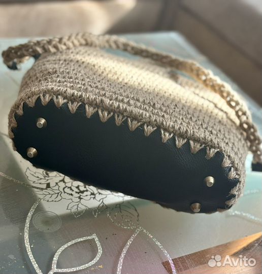 Сумка женская из джута Новая