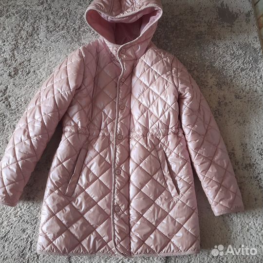 Пальто для девочки 140