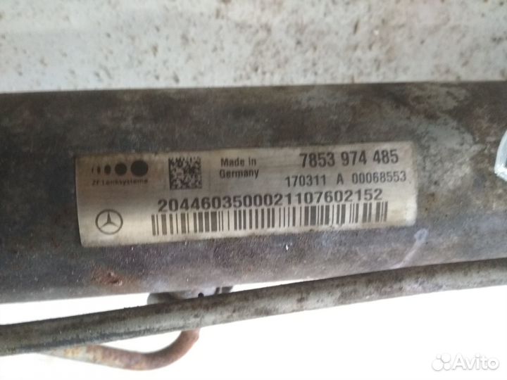 Рулевая рейка Mercedes GLK X204 4matic