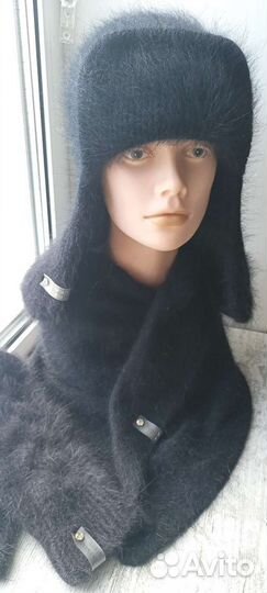 Шапка варежки бактус