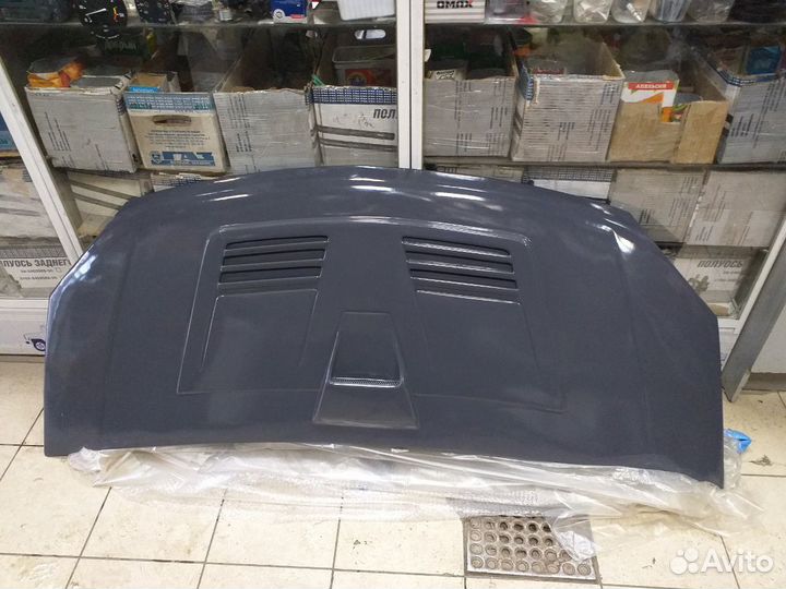 Капот Газель Некст серый пластмасс A21R23-8402012