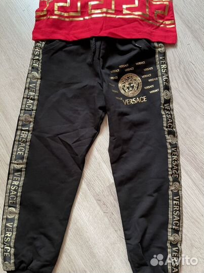 Штаны черные Версаче