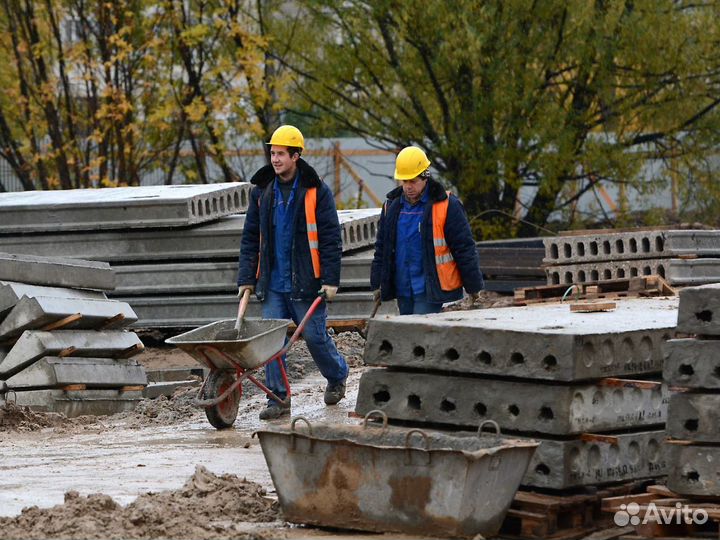 Разнорабочие уборка снега подсобники