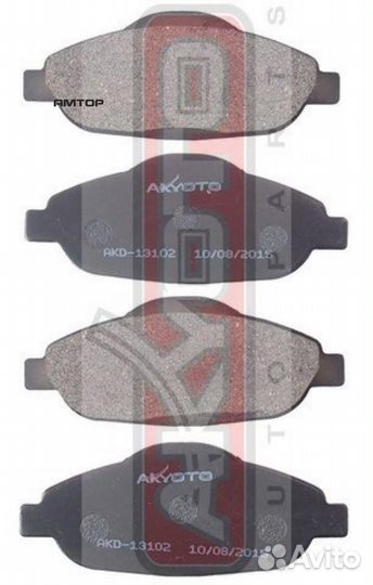 Akyoto AKD-13102 Колодки тормозные дисковые передн