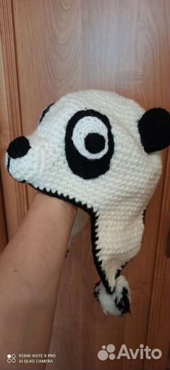 Шапка панда