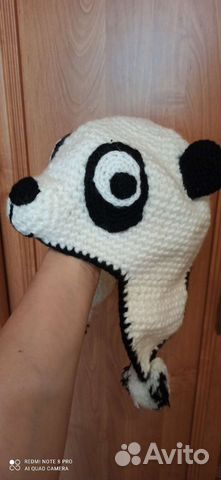 Шапка панда