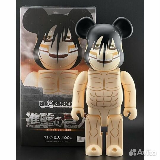 Bearbrick Атака Титанов Eren Titan 28см