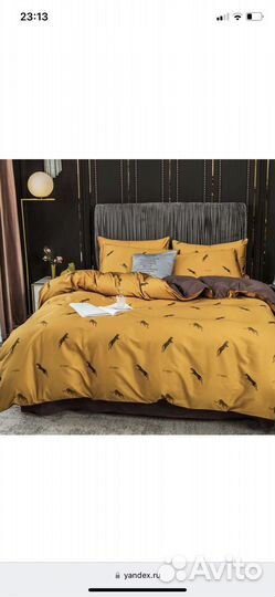 Комплект постельного белья евро египетский хлопок