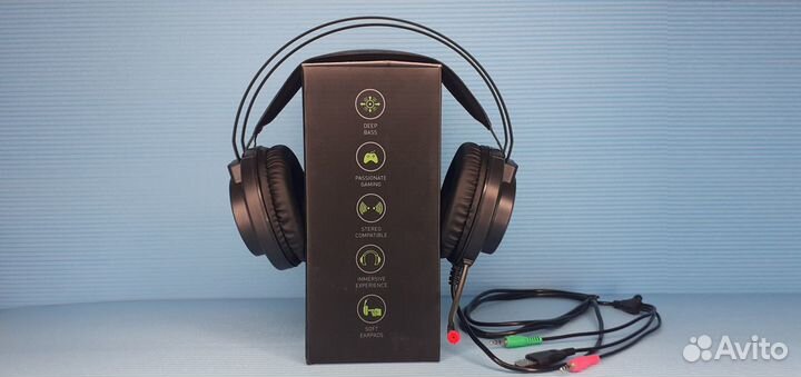 Игровые компьютерные наушники E-sports M9 Микрофон