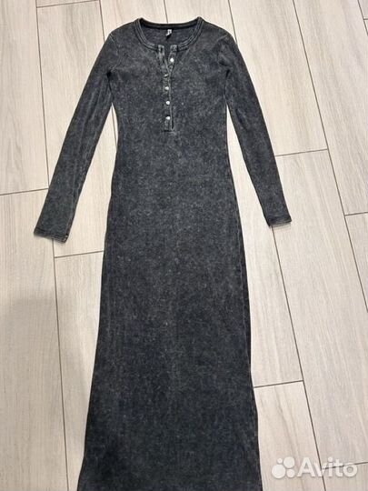 Платье лапша длинное