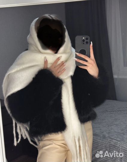 Шарф большой теплый
