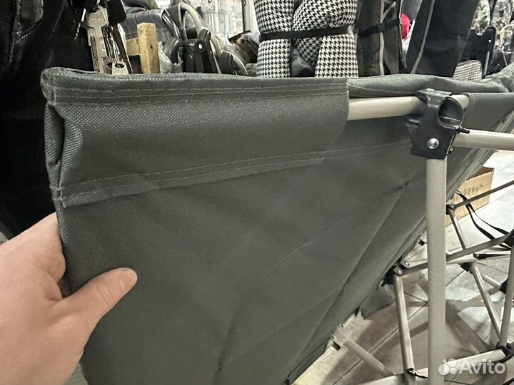 Раскладушка кровать туристическая с матрасом