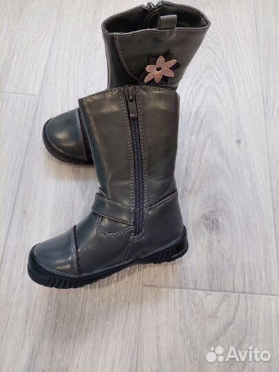 Сапоги на девочку осенние демисезонные 24 размер