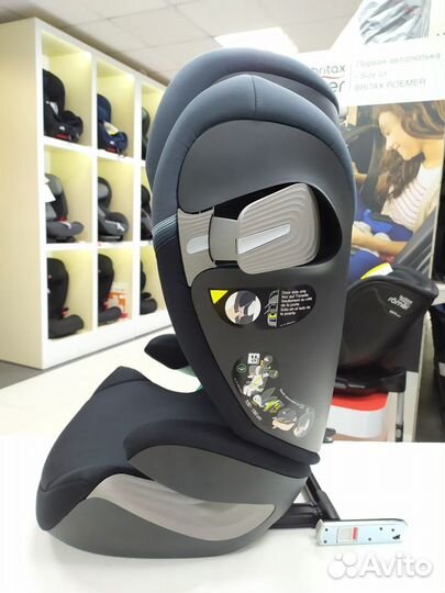 Автокресло 15-36кг Cybex Solution S i-fix Black&Gr