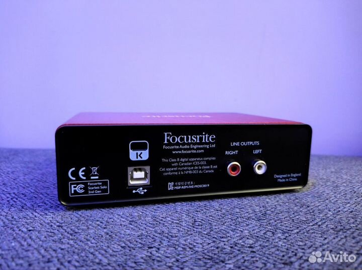 Focusrite Scarlett Solo 2nd Gen