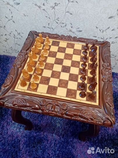 Стол нарды, шахматы