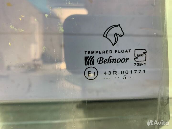 Стекло двери задней правой заднее правое Iran