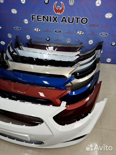 8 Бампер передний Хундай Солярис 10-14 год