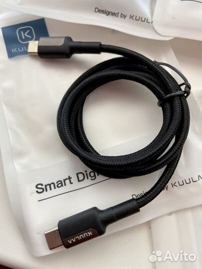 Кабель Kuulaa, USB Type-C, 60 Вт