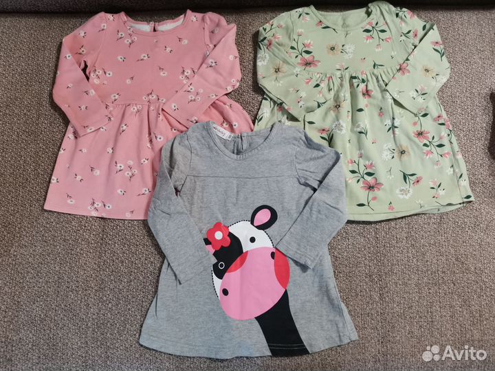 Вещи пакетом на девочку размер 92